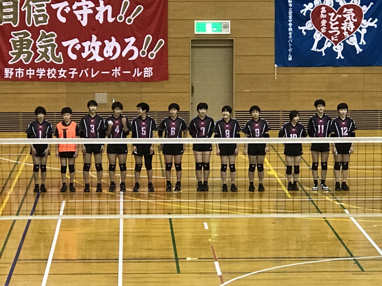 新人選手権 高知中学高等学校 バレーボール部 女子